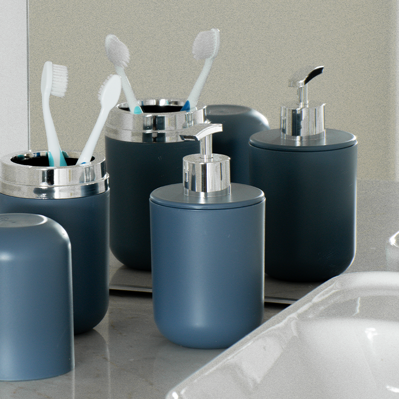 Kit Porta Escova e Sabonete Líquido Ou Linha Verso