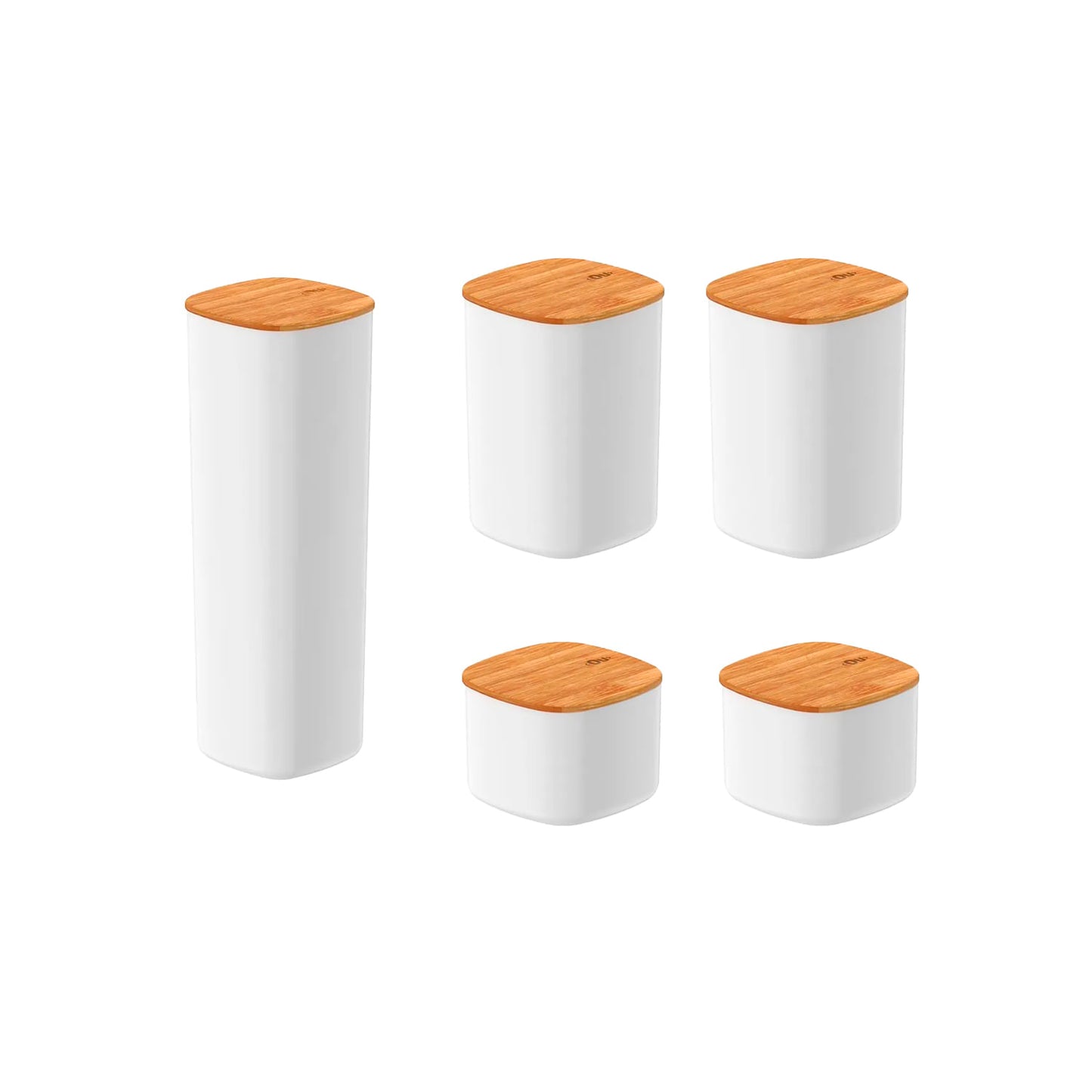 Kit de potes herméticos Ou 5 peças Linha Keep