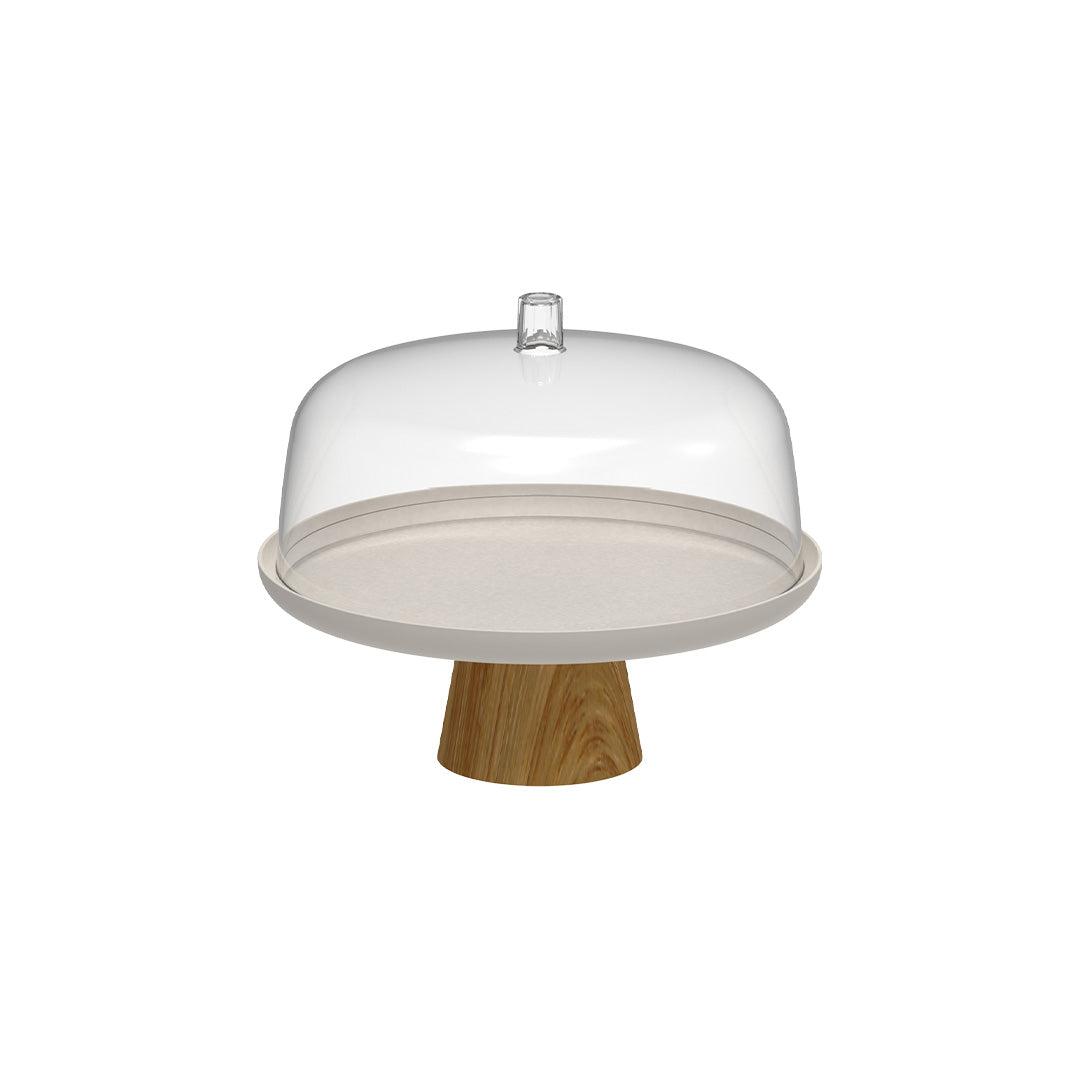 Boleira Ou com Cúpula e Pé 25cm Linha Lume