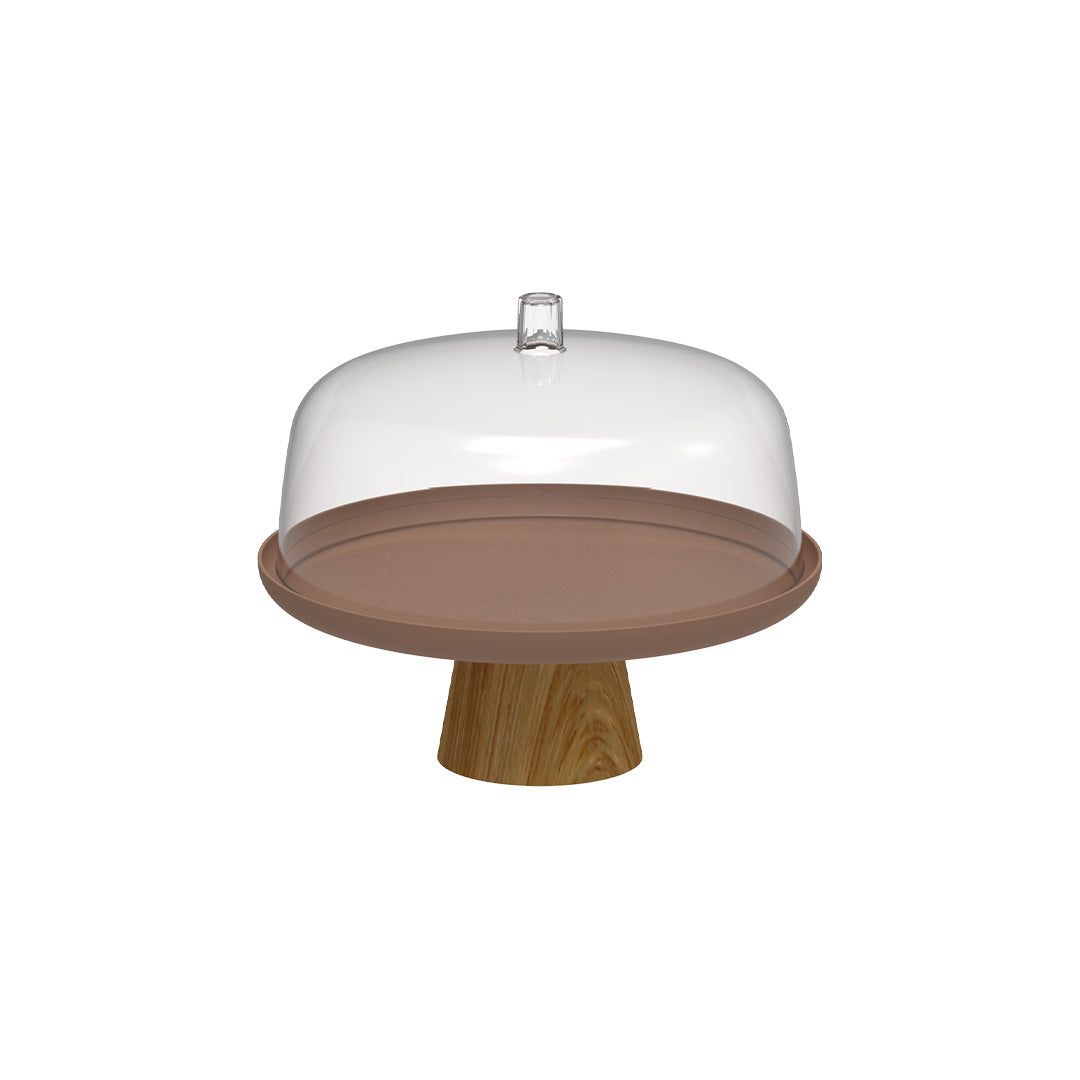 Boleira Ou com Cúpula e Pé 25cm Linha Lume