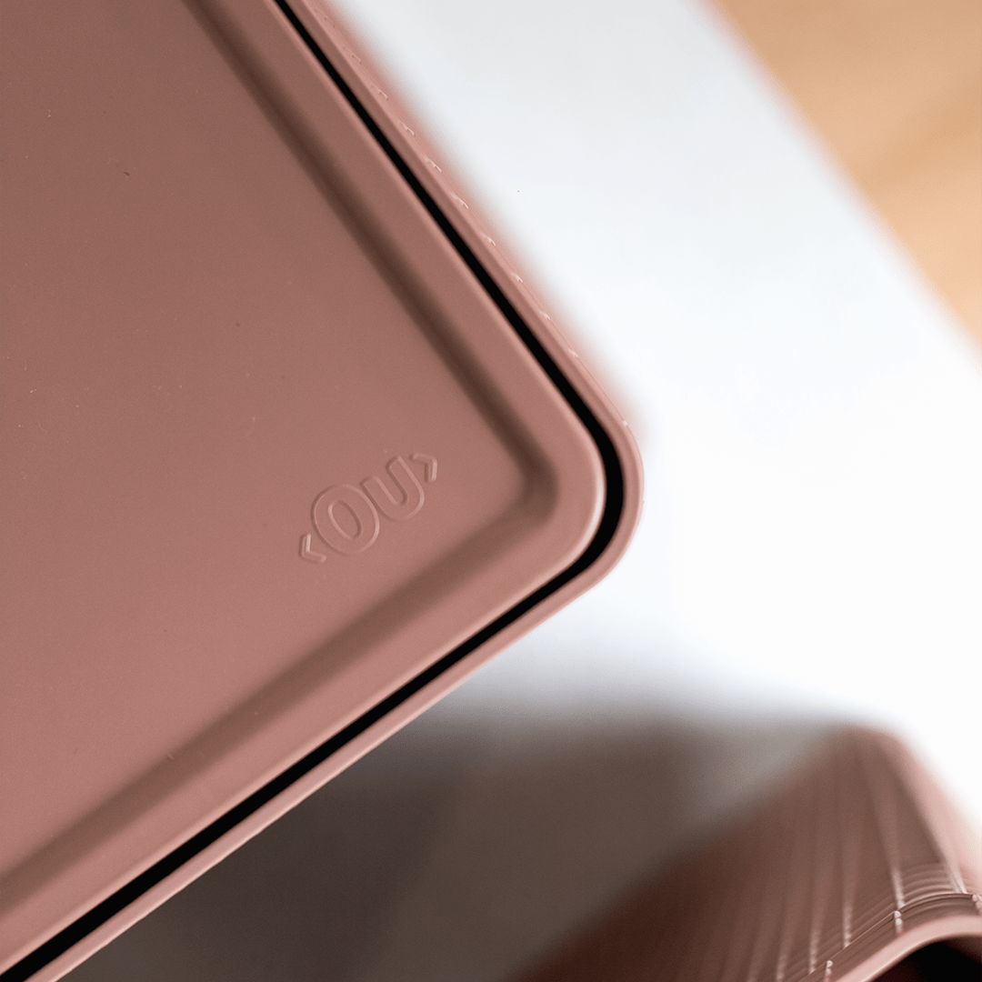 Cesto organizador Ou 8L com tampa Linha Grid - Ou