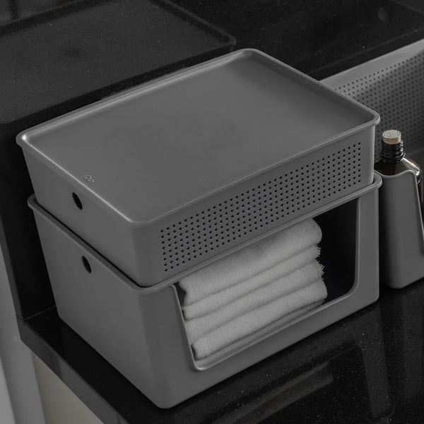 Cesto Ou 8,2L com tampa Linha Flow - Ou