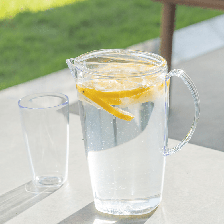 Jarra luna de plástico Vitra Ou 2L Linha Servir - Ou