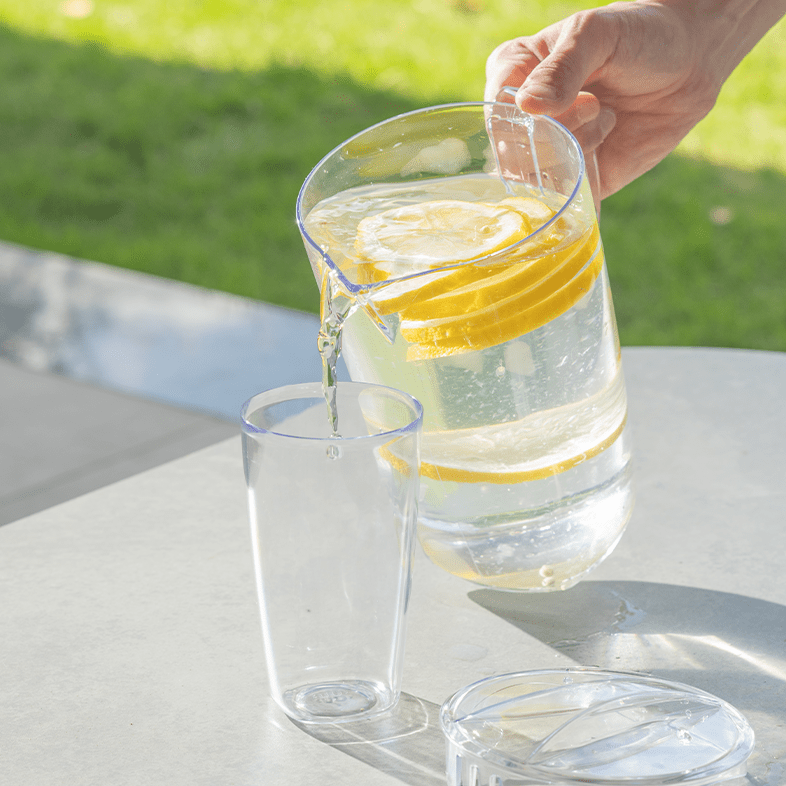 Jarra luna de plástico Vitra Ou 2L Linha Servir - Ou