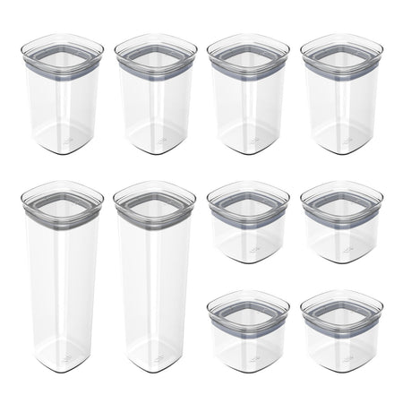 Kit de potes herméticos Ou 10  Linha Block