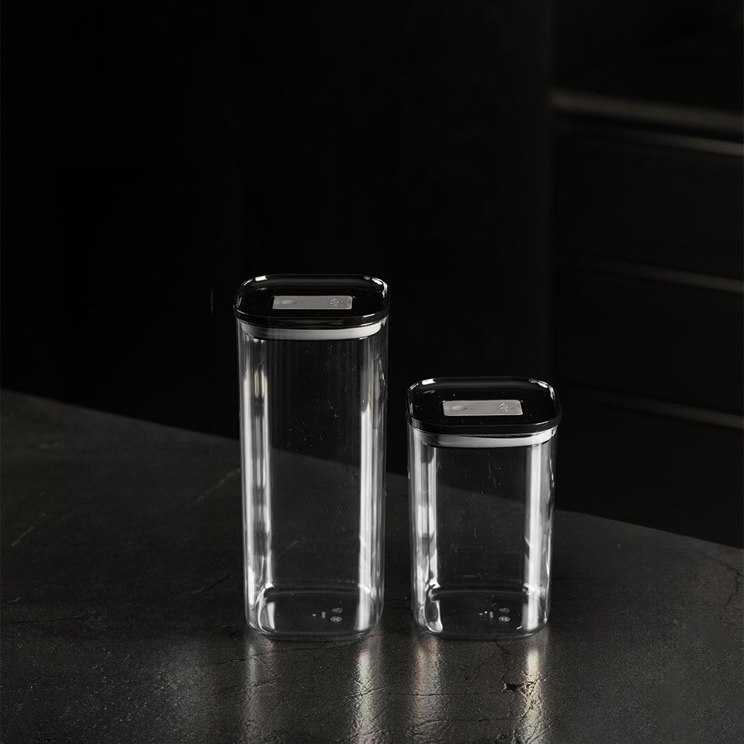 Kit de Potes Herméticos Ou Quadrados 2 Peças Linha Duo Lock - Ou