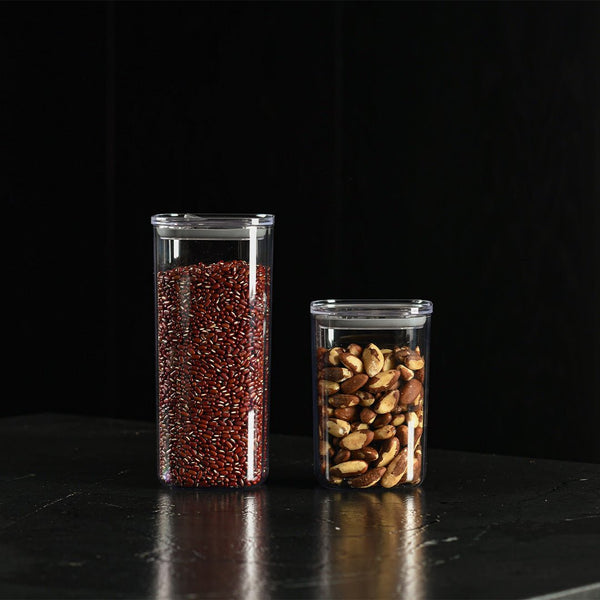 Kit de Potes Herméticos Ou Quadrados 2 Peças Linha Duo Lock - Ou