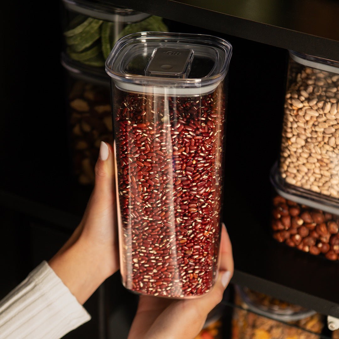 Kit de Potes Herméticos Ou Quadrados 2 Peças Linha Duo Lock - Ou