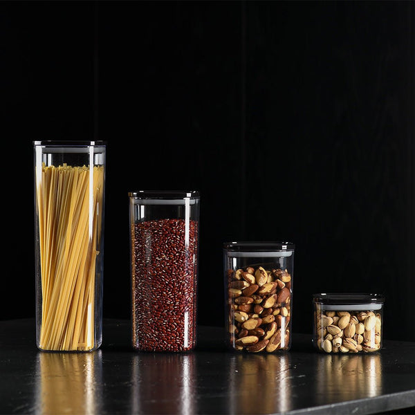 Kit de Potes Herméticos Ou Quadrados 4 Peças Linha Duo Lock - Ou