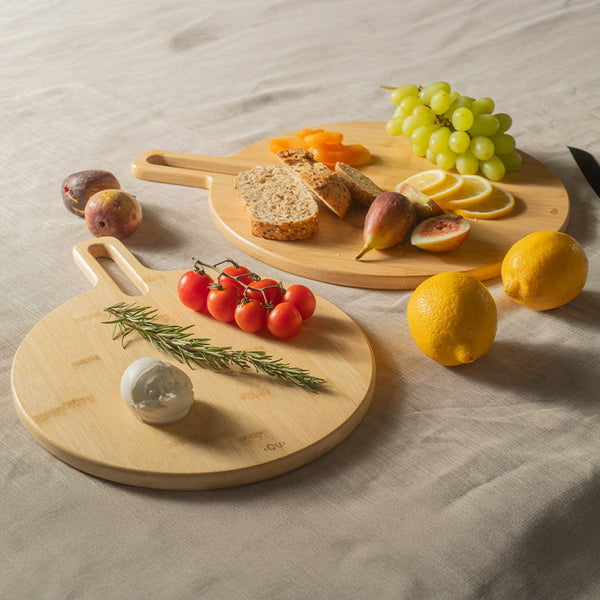 Kit de Tábuas de Servir Ou Redondas 2 Peças Linha Lume - Ou