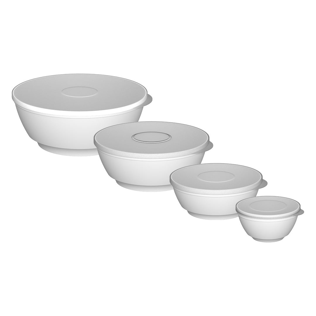 Kit Potes com Tampa Ou 4 Peças Linha Servir