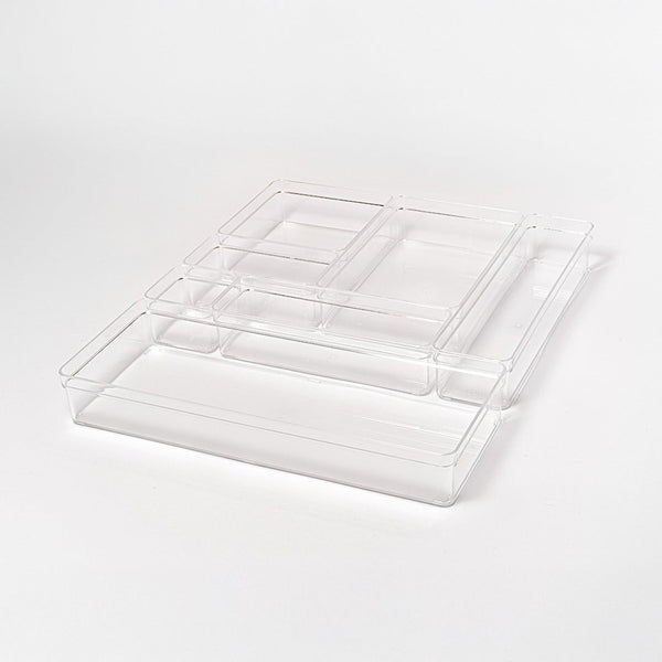 Organizador de Talheres Ou 5 Seções Linha Clear - Ou