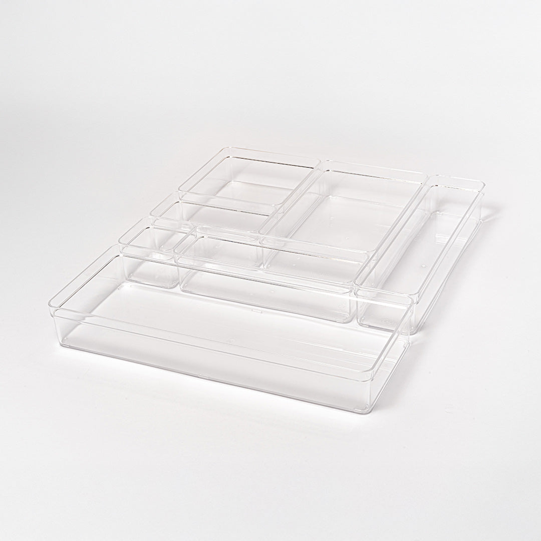 Organizador de Talheres Ou 5 Seções Linha Clear