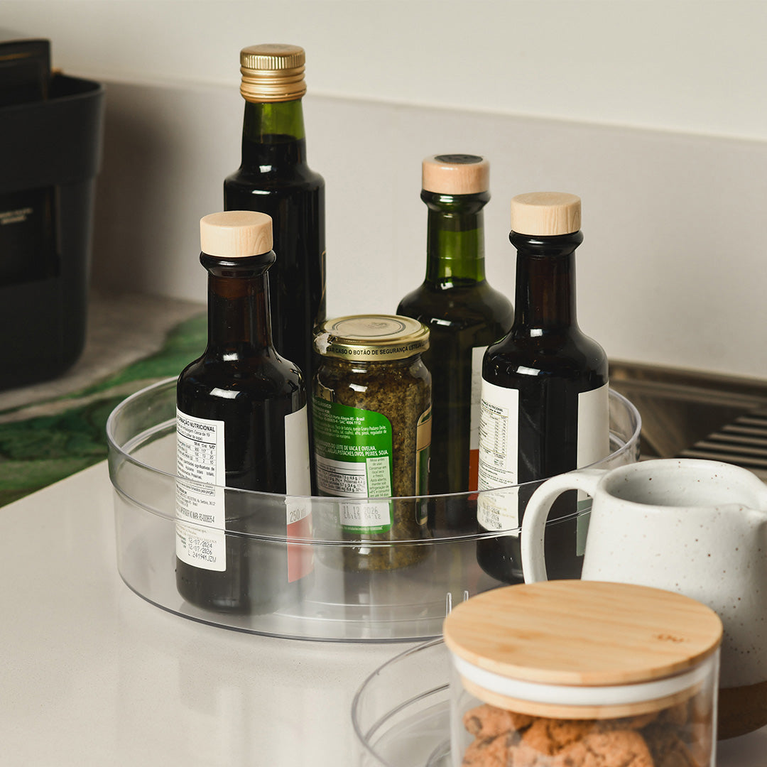 Organizador Giratório Alto Ou Linha Clear