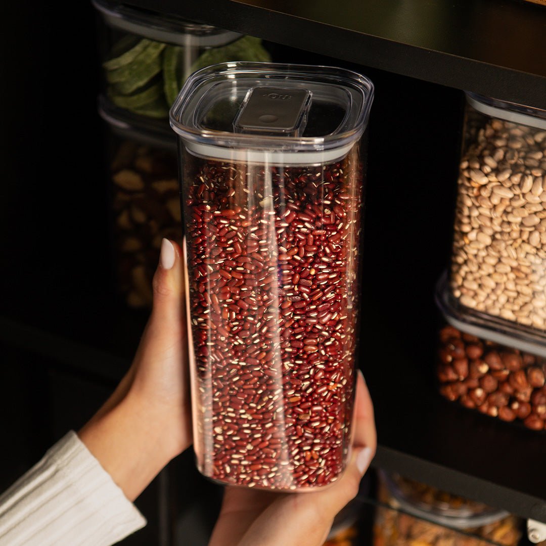 Pote Hermético Ou Quadrado 1,5L Linha Duo Lock - Ou