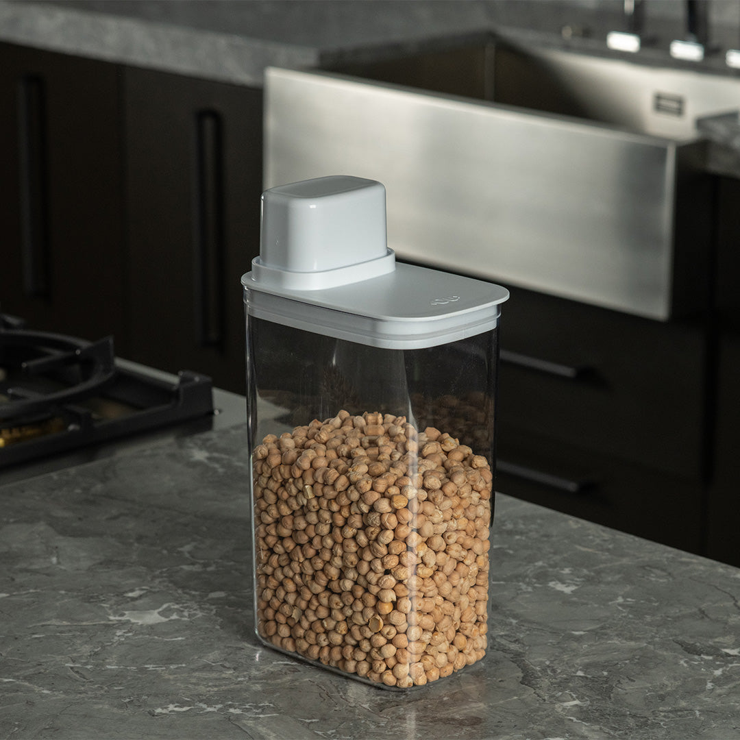Pote Hermético Para Mantimentos com Medidor Ou 2,3L Linha Drop