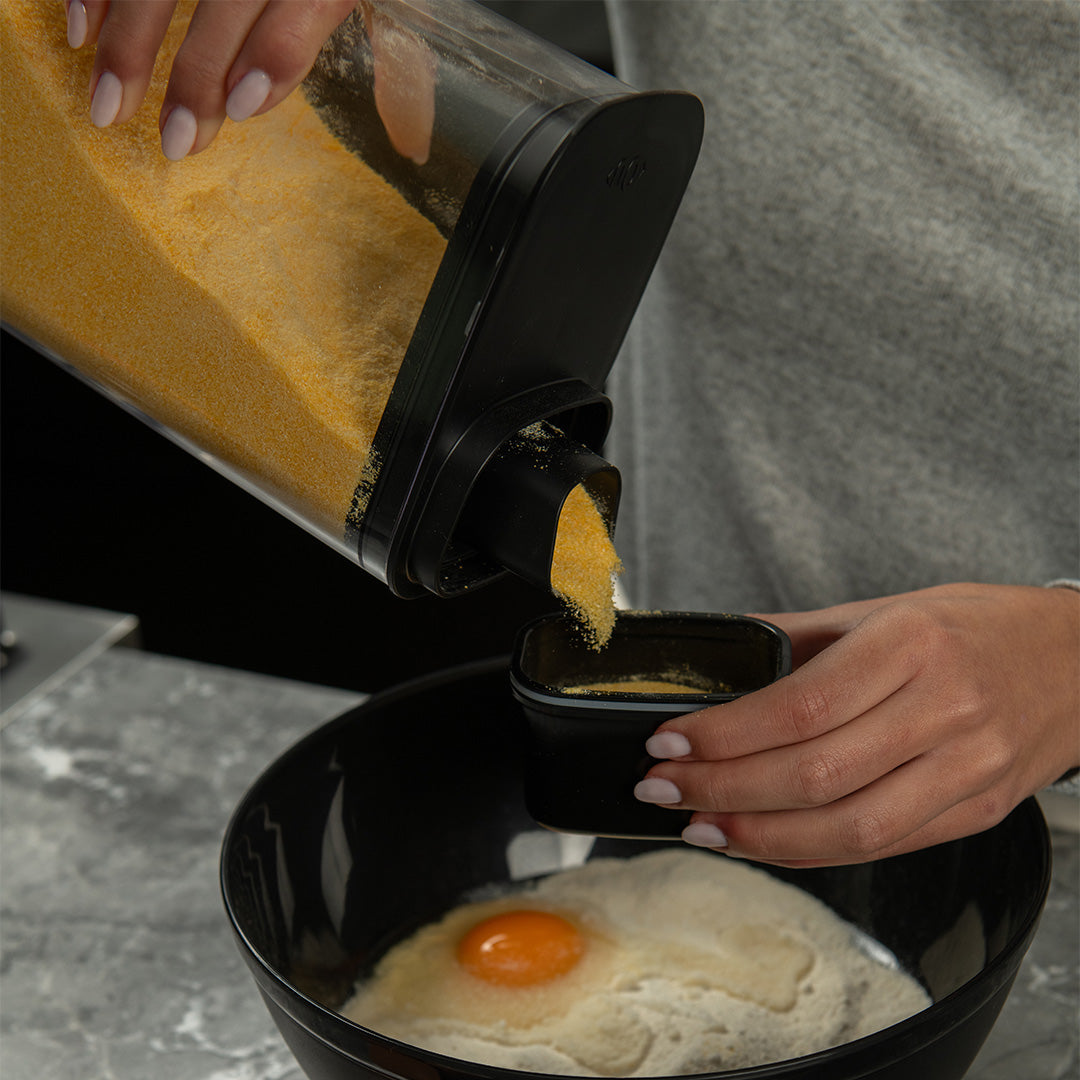 Pote Hermético Para Mantimentos com Medidor Ou 2,3L Linha Drop