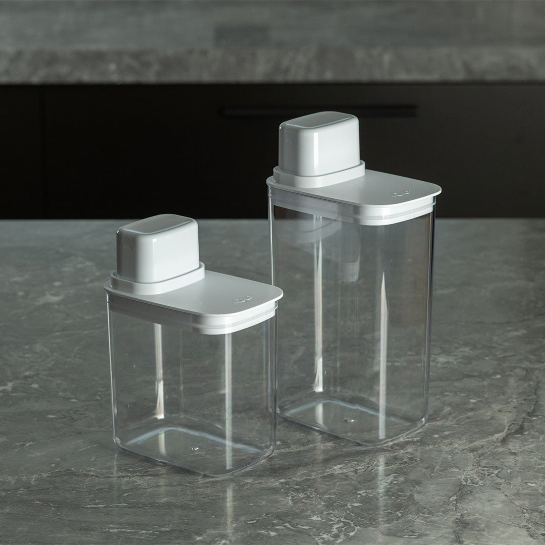Kit de Potes Herméticos Para Mantimentos com Medidor Ou Linha Drop