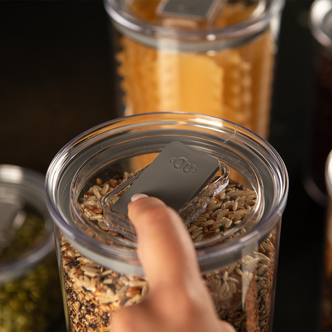 Pote Hermetico Redondo 1L Duo Lock - Ou