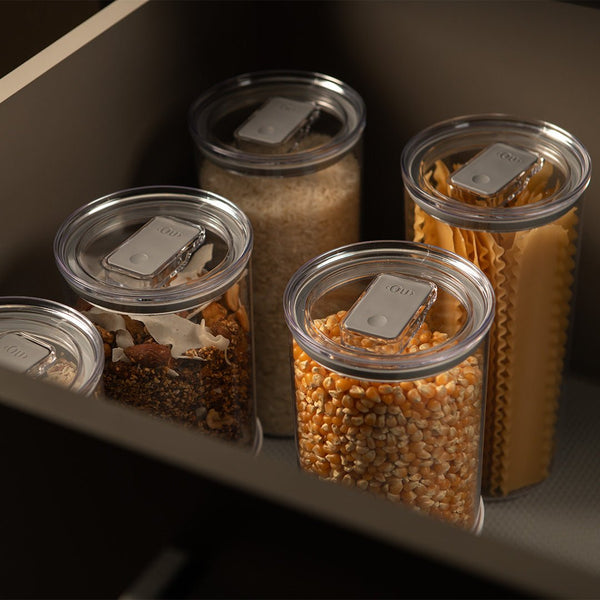 Pote Hermetico Redondo 1L Duo Lock - Ou