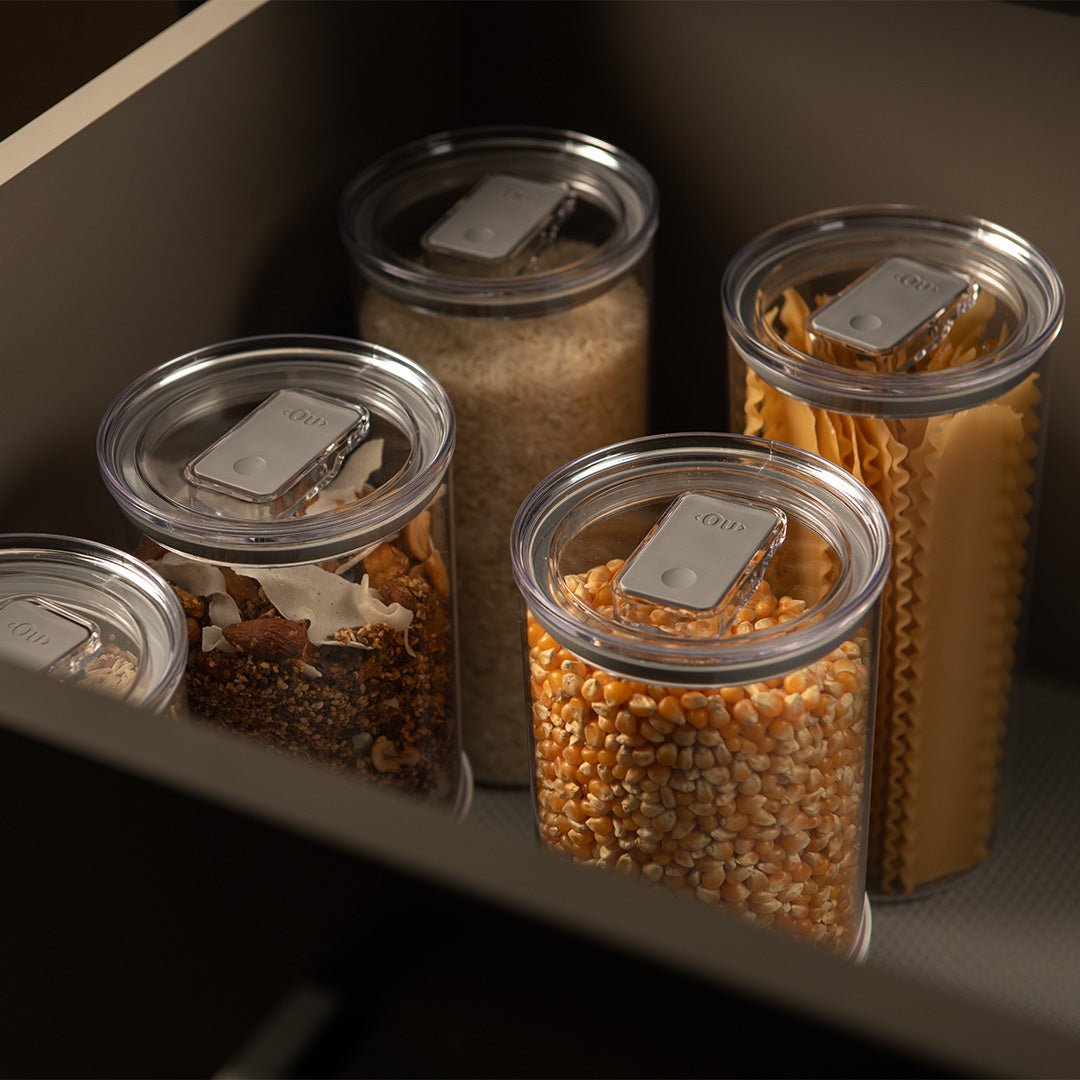 Pote Hermetico Redondo 1L Duo Lock - Ou