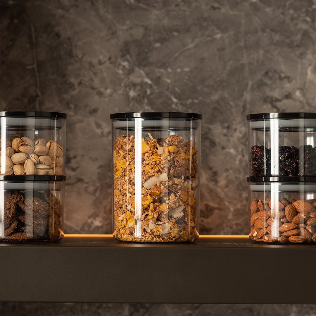 Pote Hermetico Redondo 1L Duo Lock - Ou