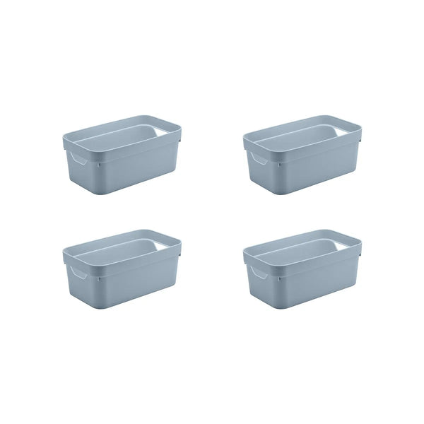 Kit de caixa organizadora Ou 4 peças 5,3L Linha Cube