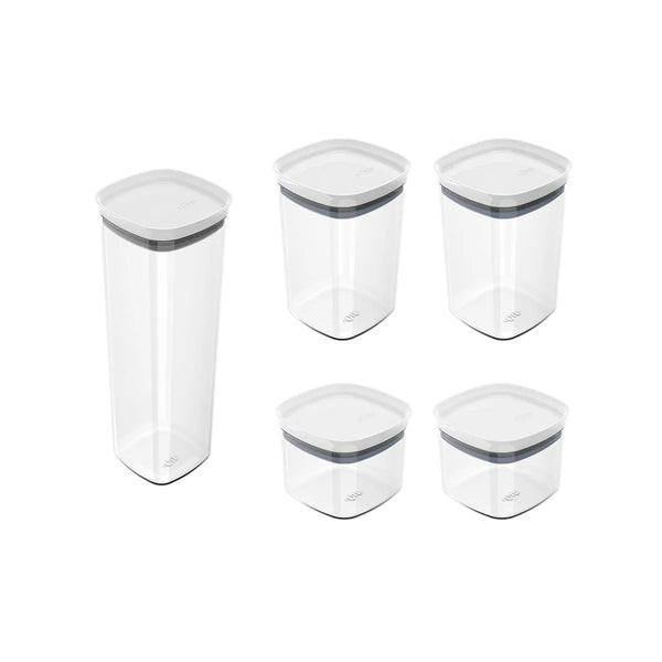 Kit de potes herméticos Ou 5 peças Linha Block