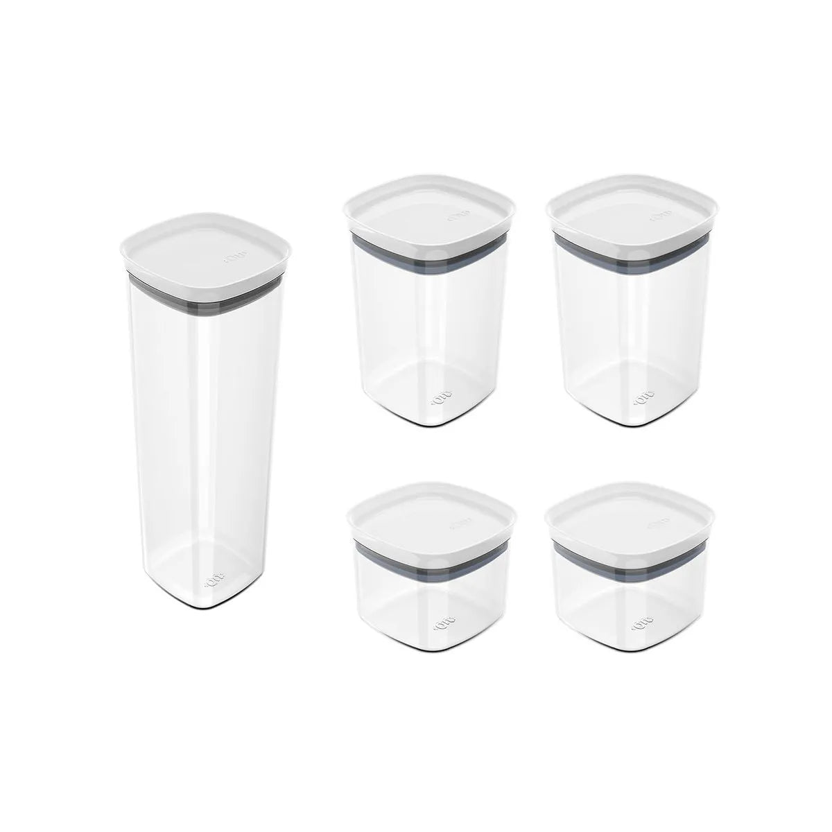 Kit de potes herméticos Ou 5 peças Linha Block