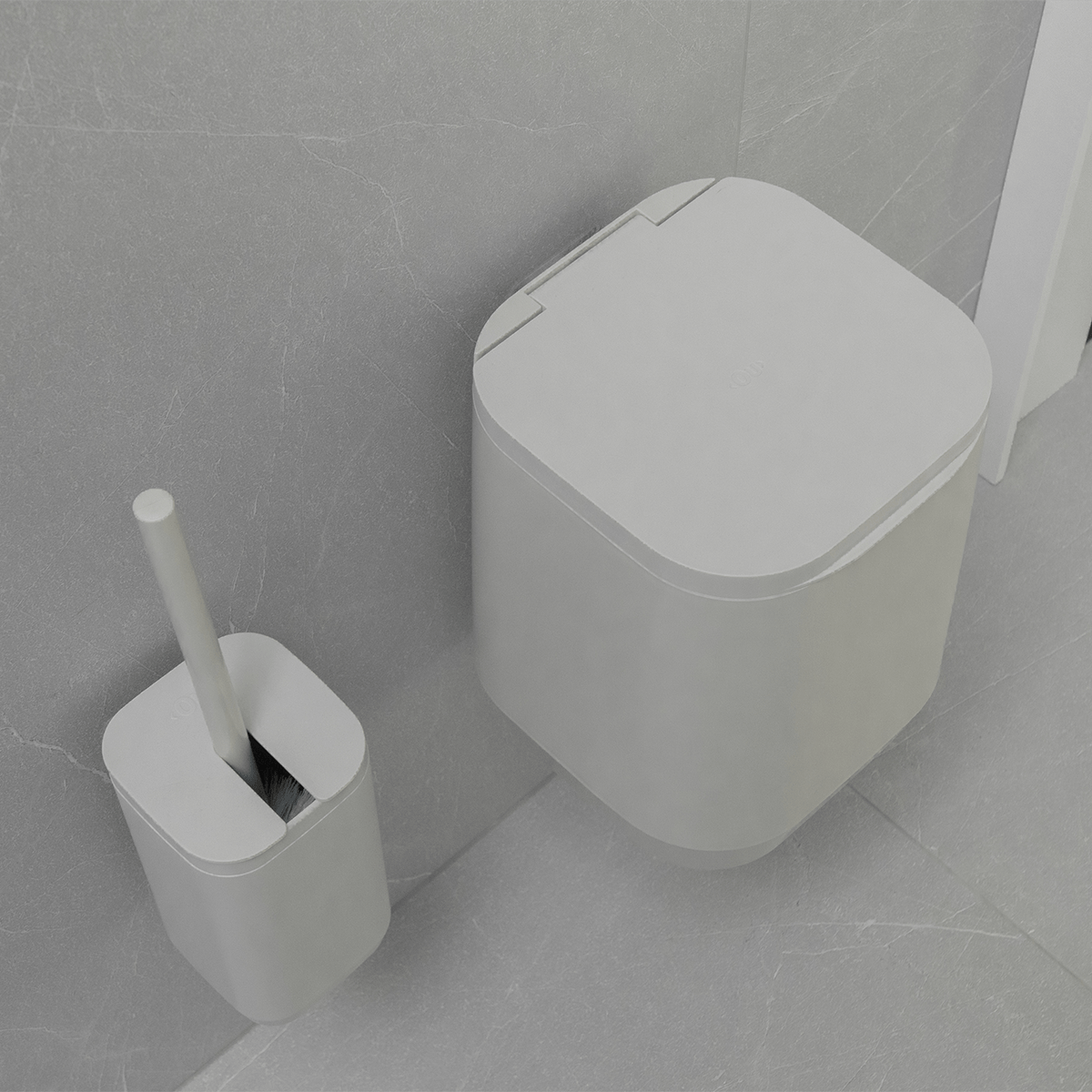 Kit de banheiro com lixeira de piso/parede Ou 3 peças