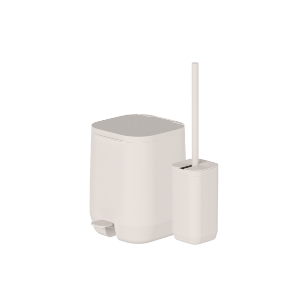 Kit de banheiro com lixeira com pedal Ou 2 peças Linha Aura