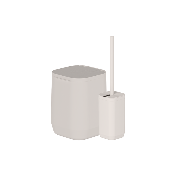 Kit de banheiro com lixeira de piso/parede Ou 2 peças Linha Aura