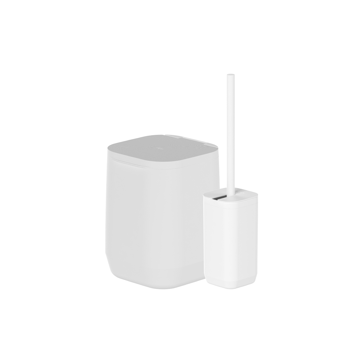 Kit de banheiro com lixeira de piso/parede Ou 2 peças Linha Aura