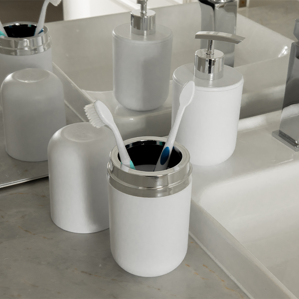 Kit Porta Escova e Sabonete Líquido Ou Linha Verso