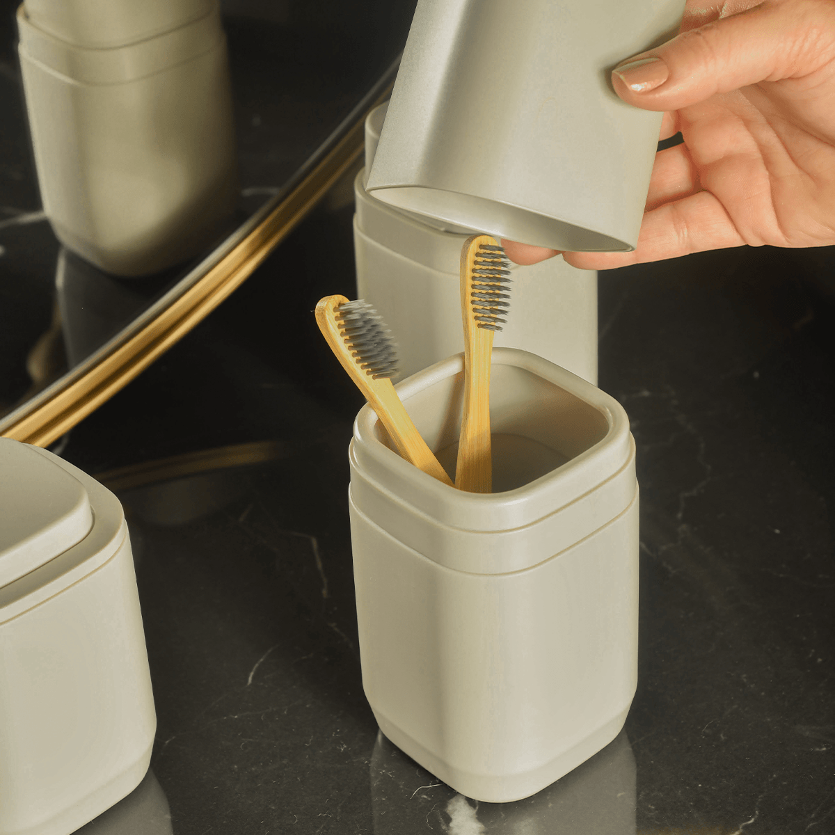 Kit de banheiro completo OU 4 peças Linha Aura
