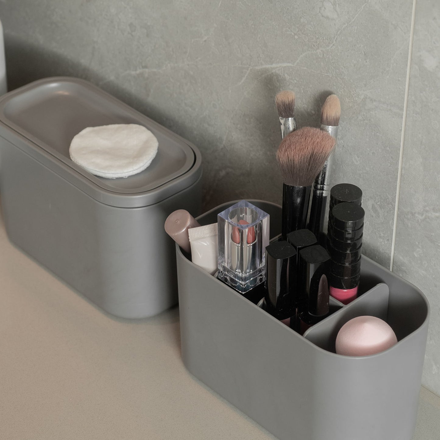 kit organizadores de maquiagem Ou 2 peças Linha Bold