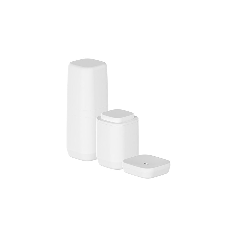 Kit de acessórios de bancada com saboneteira Ou 3 peças Linha Aura