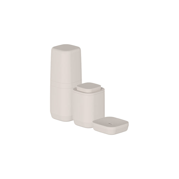 Kit de acessórios de bancada com saboneteira Ou 3 peças Linha Aura