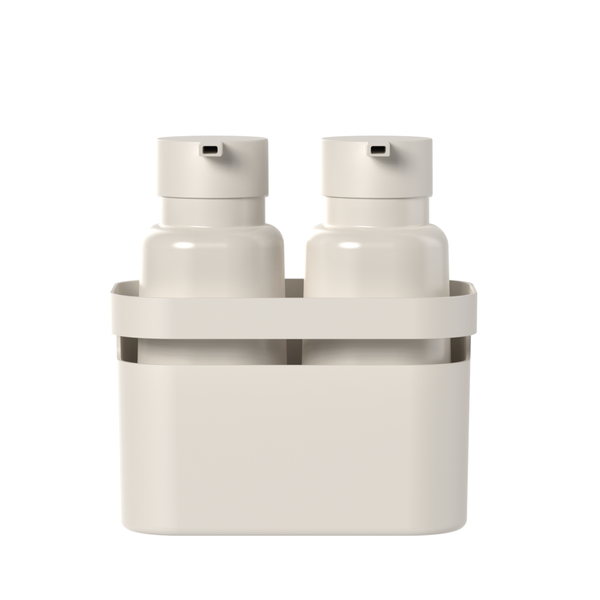 Kit de dispenser e organizador Ou 2 peças Linha Flow
