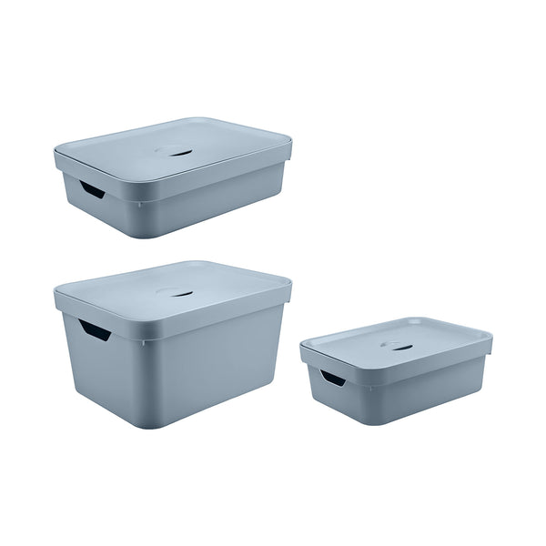 Kit de caixa organizadora Ou 3 peças Linha Cube