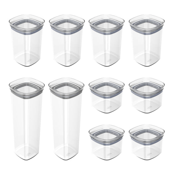 Kit de potes herméticos Ou 10  Linha Block