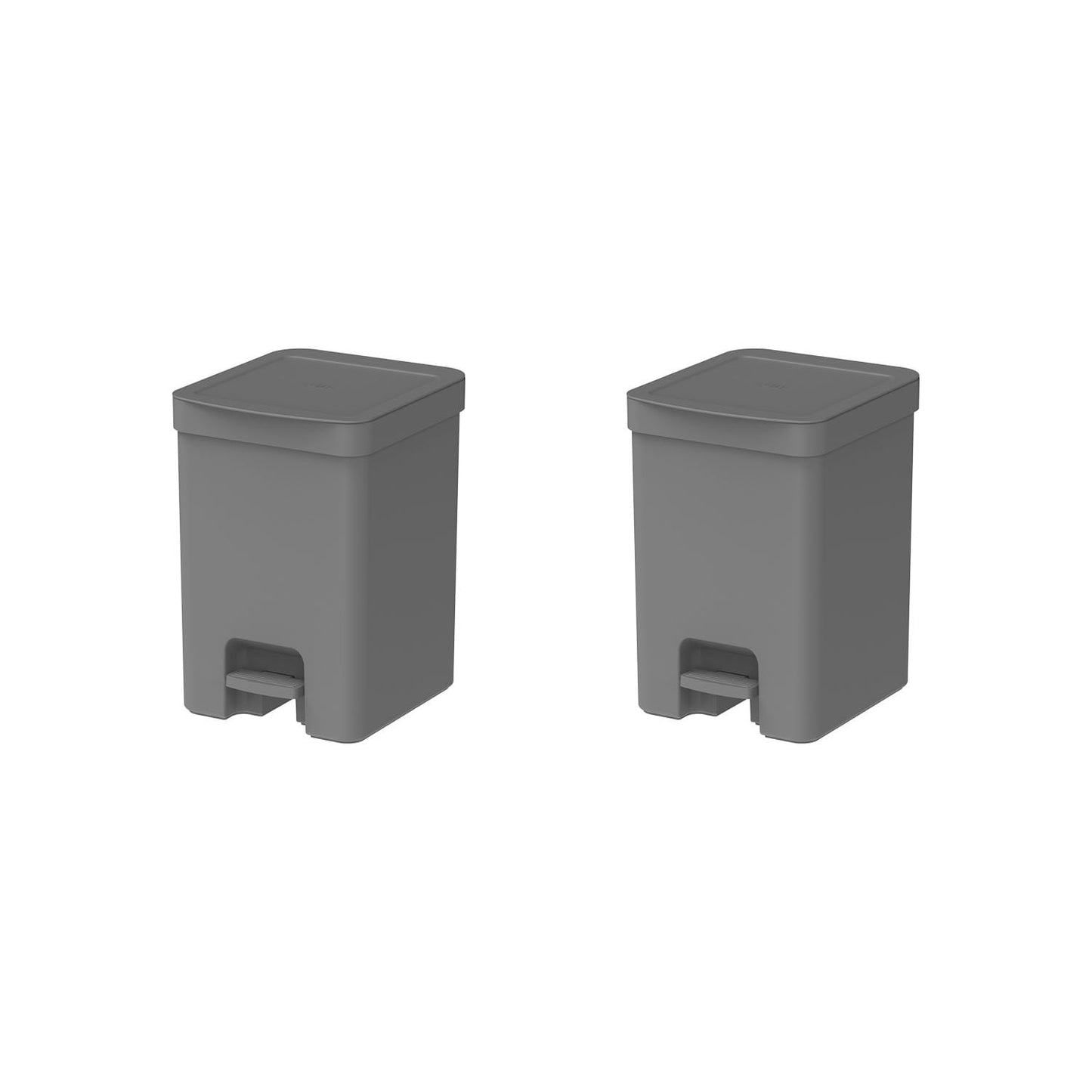Kit de Lixeiras com pedal Ou 2 peças 12L Linhas Trium