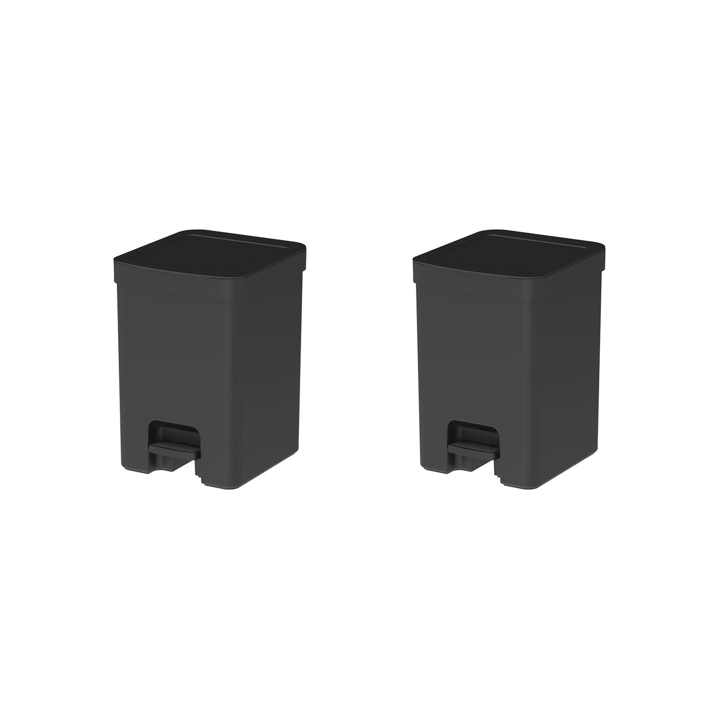 Kit de Lixeiras com pedal Ou 2 peças 12L Linhas Trium