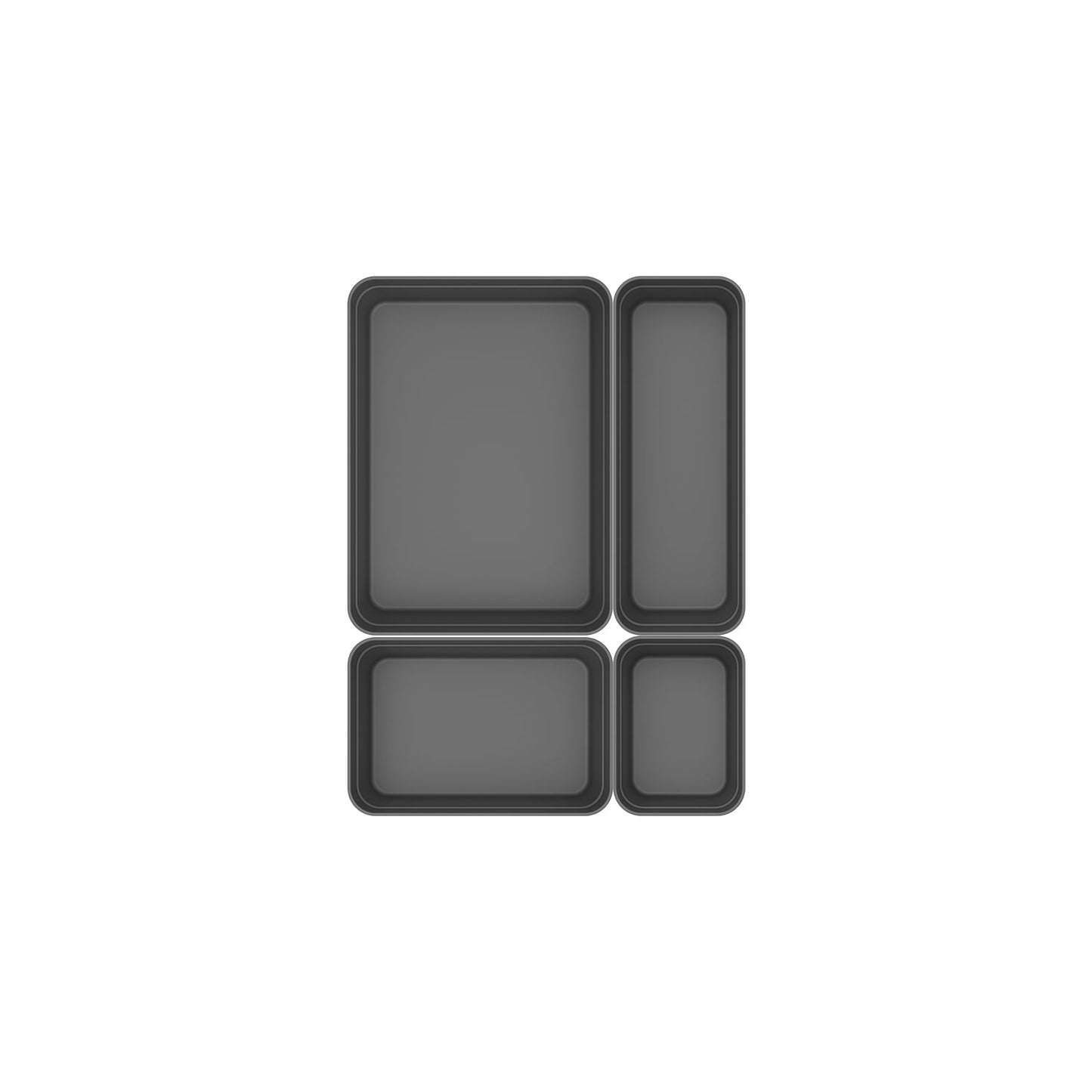 Kit de organizador de gavetas Ou 4 peças Linha Logic