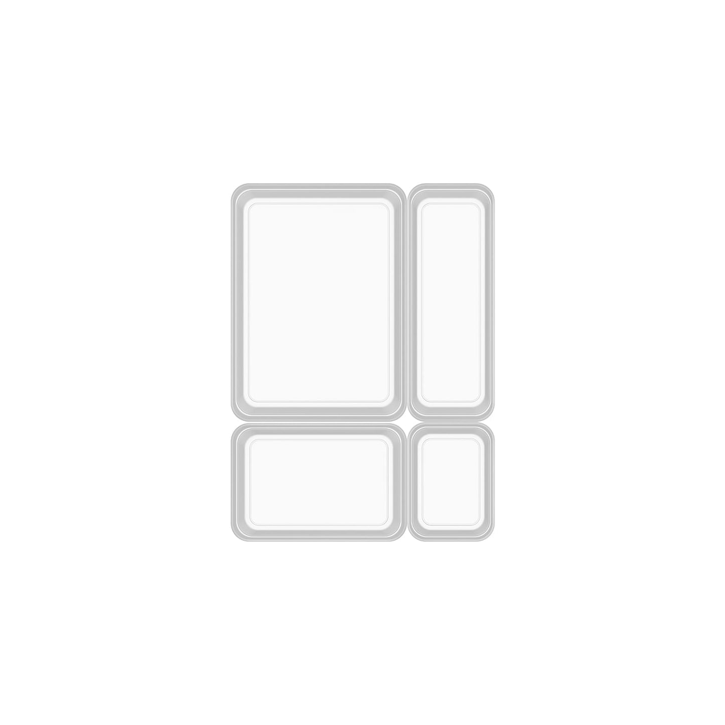 Kit de organizador de gavetas Ou 4 peças Linha Logic