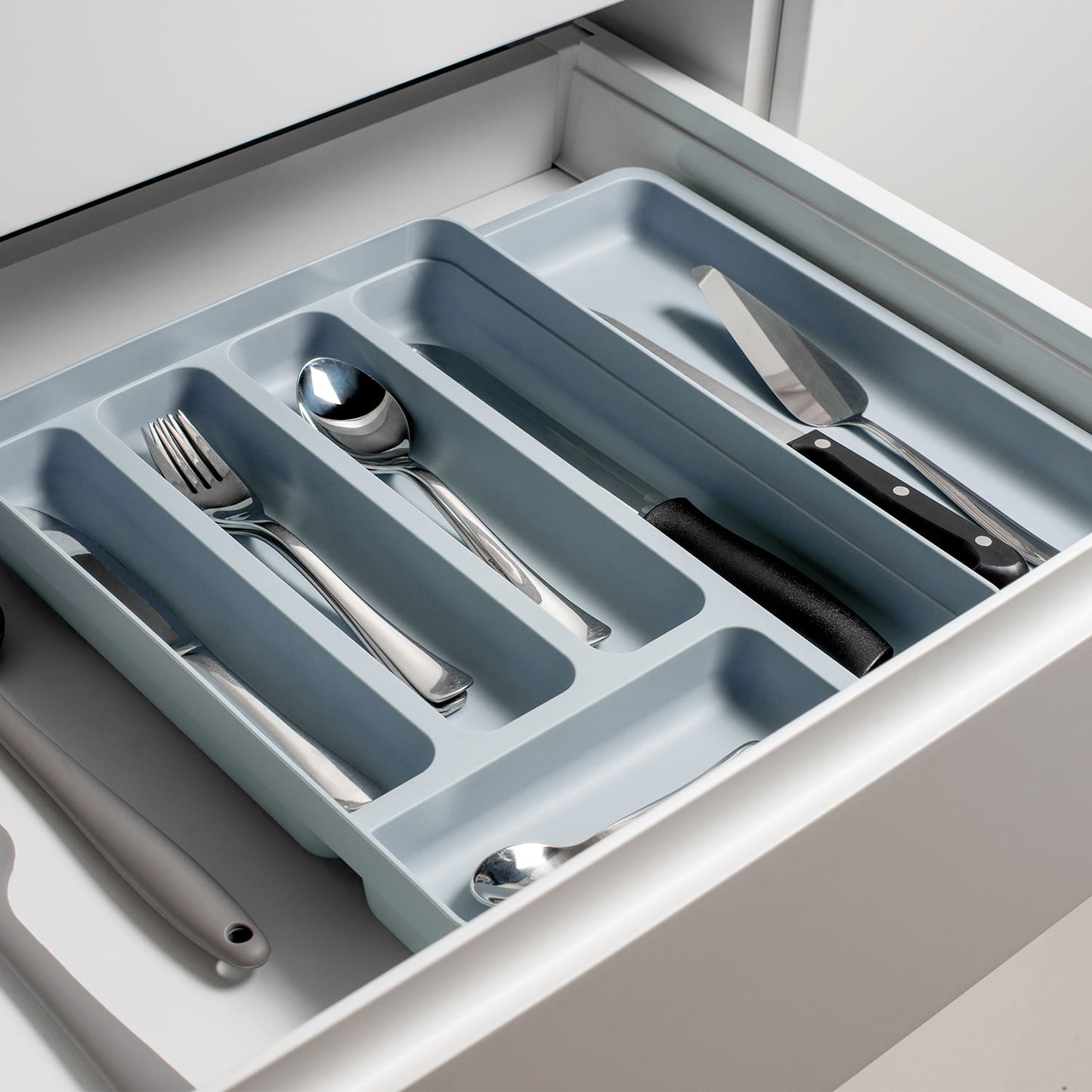 Kit de organizador de talheres, facas e utensílios Ou 3 peças