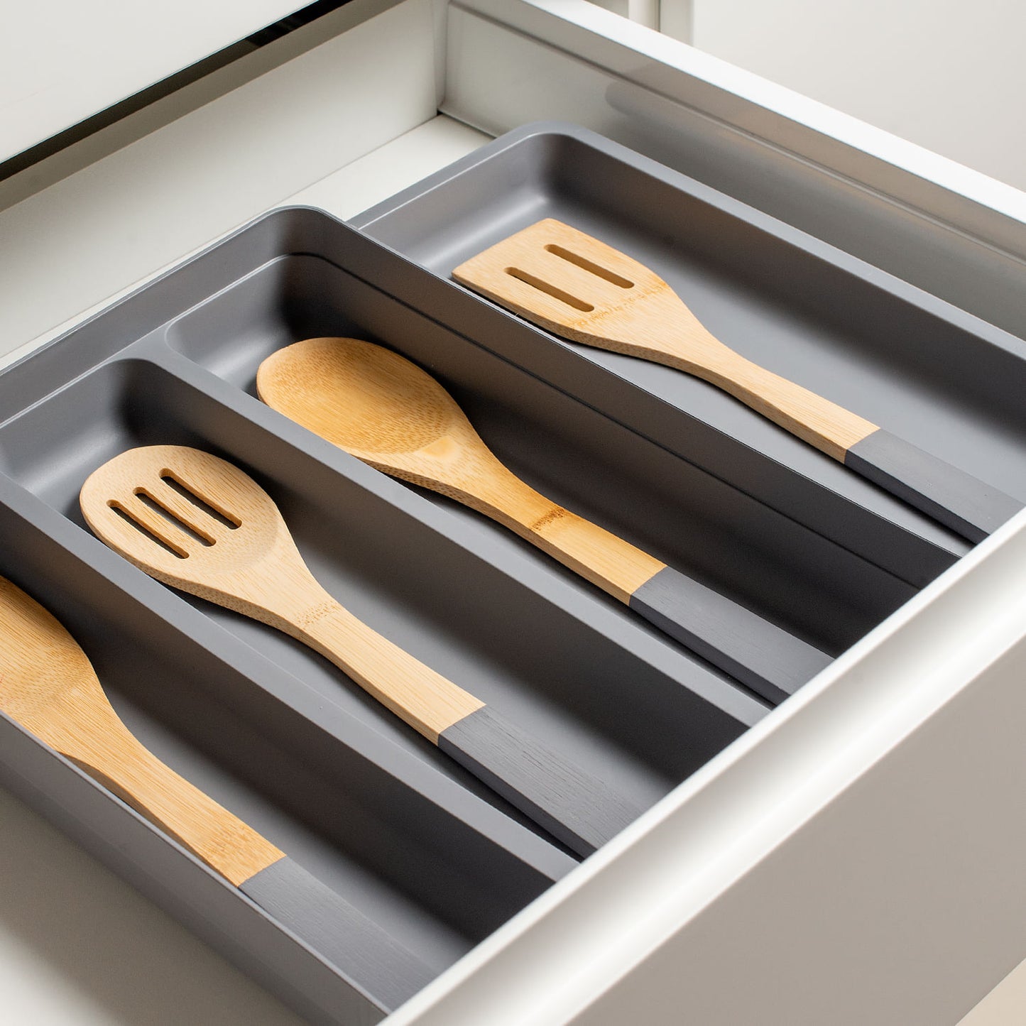 Kit de organizador de talheres, facas e utensílios Ou 3 peças