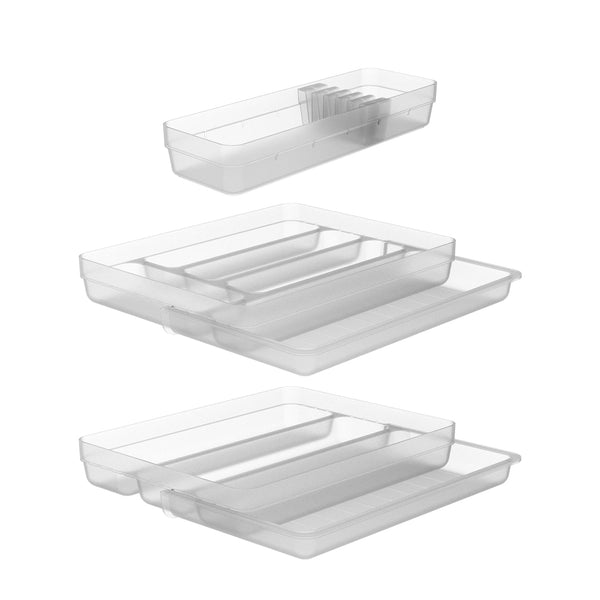 Kit de organizador de talheres, facas e utensílios Ou 3 peças