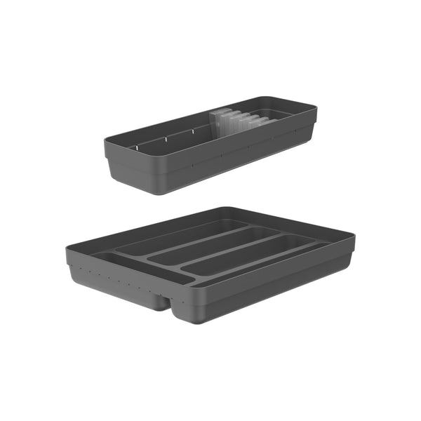 Kit de organizador de talheres e facas Ou 2 peças