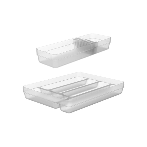 Kit de organizador de talheres e facas Ou 2 peças